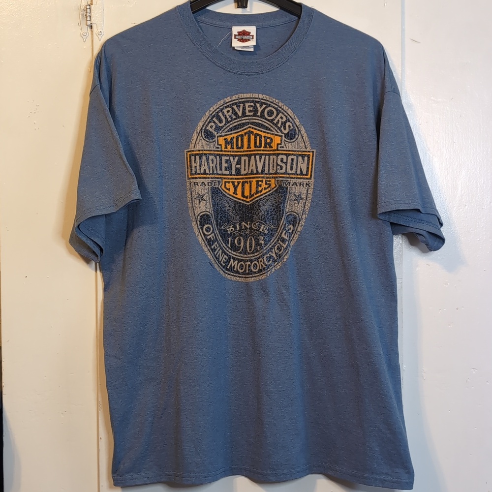 Harley Davidson Ohio logo tee mens XXL